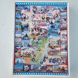White Mountain Puzzle American Revolution 1000 Piece Jigsaw Puzzle Made in the U